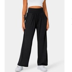 Black Wide Leg Halara Pants